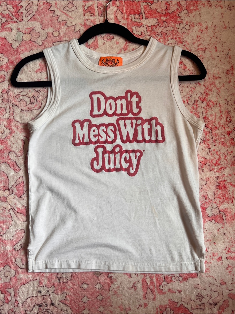 Juicy Couture Vintage Slogan Tank Top